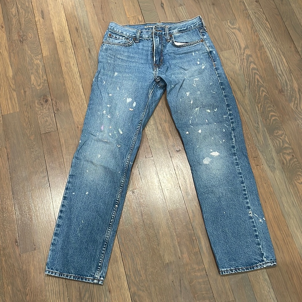 Paint splatter jeans